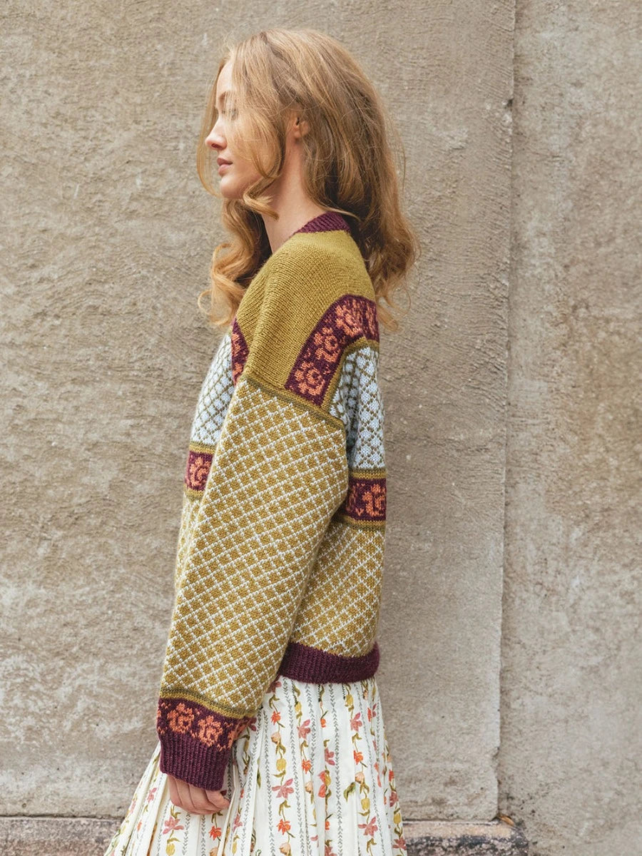 Blome Sweater / Norwegian Icons Adult 2510 / No. 1 / Single Pattern by Sandnes Garn