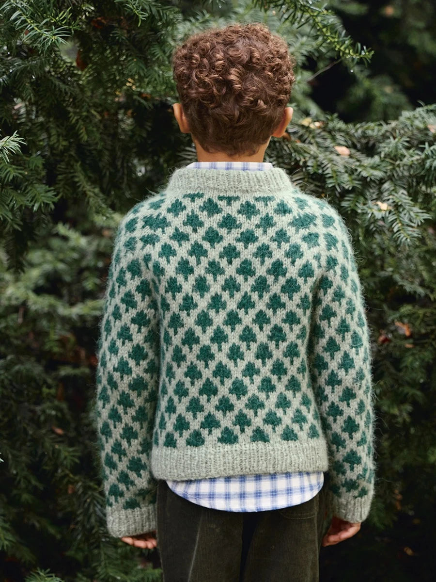 Christmas Tree Sweater Junior / Collection 2511 / No. 1 / Single Pattern by Sandnes Garn