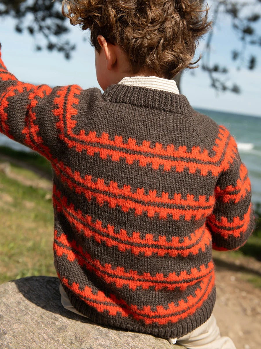Ridge Sweater Junior / 2506 Soft Knits for Kids / No.2 / Single Pattern by Sandnes Garn