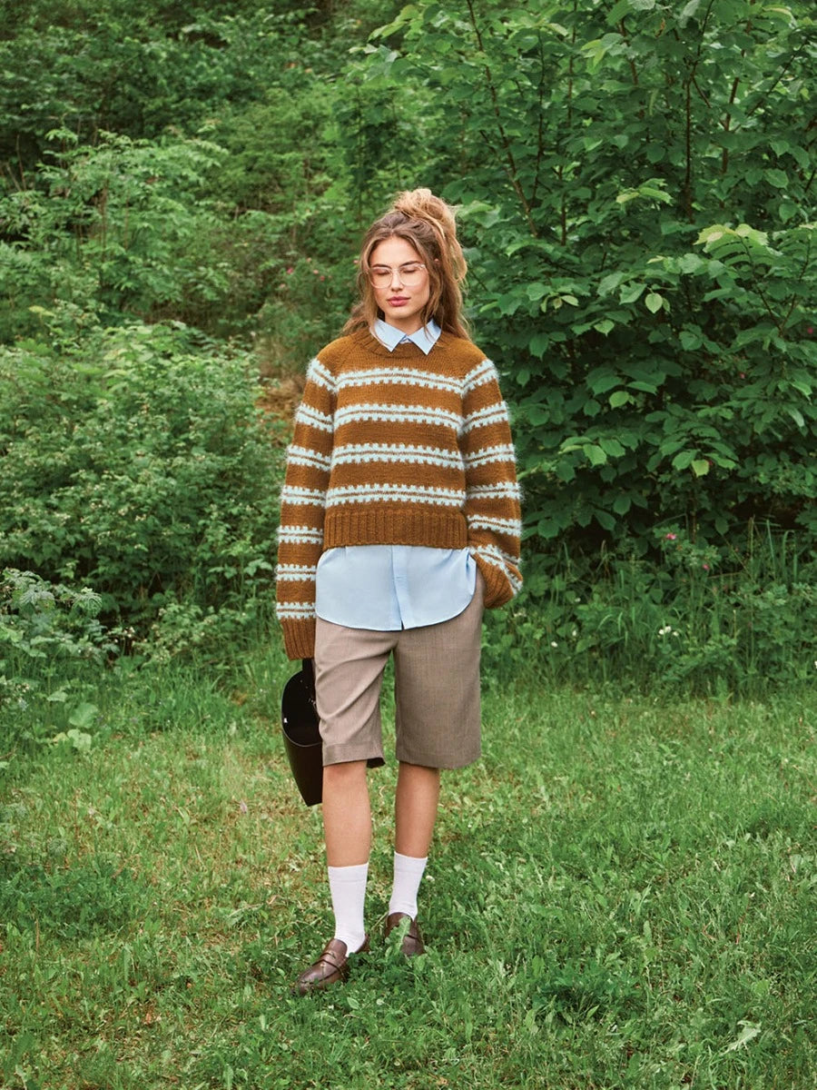 Ridge Sweater / DIY 2507 / No.8 / Single Pattern by Sandnes Garn