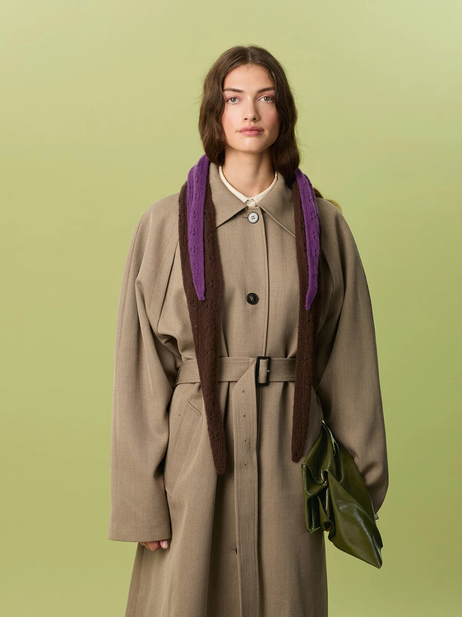 Miu Pointelle Scarf / 2607 Cashmere / No. 1 / Single Pattern by Sandnes Garn - Must be purchased Sandnes Garn Yarn
