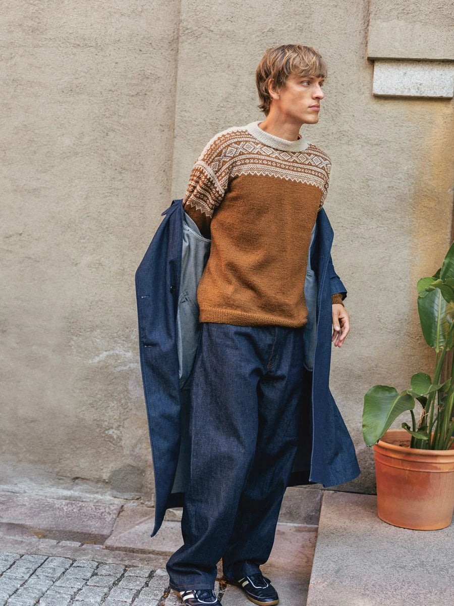 Marius Men's Sweater / Norwegian Icons Adult 2510 / No. 4 / Single Pattern by Sandnes Garn