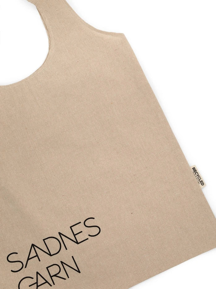 Recycled Cotton Tote Bag with Sandnes Garn Logo
