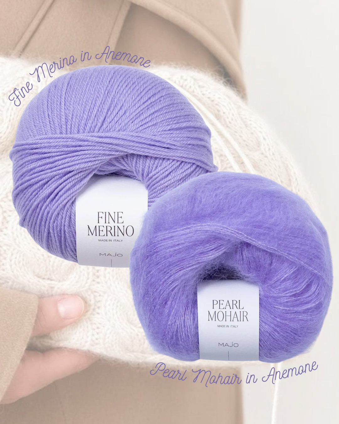 AUGUSTINE BAG Knit Kit by MAJO Garn