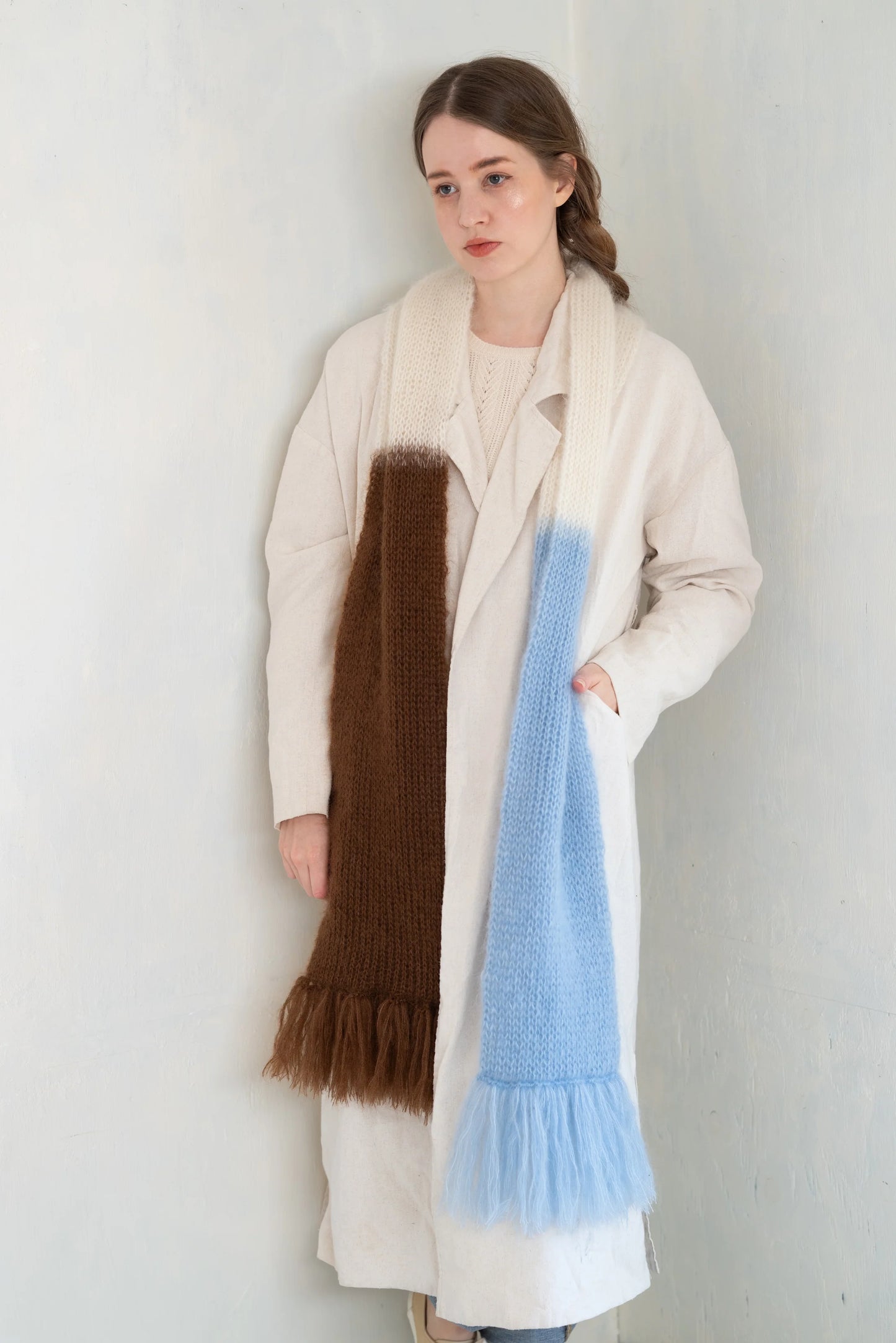 AURORE SCARF Knit Kit by MAJO Garn