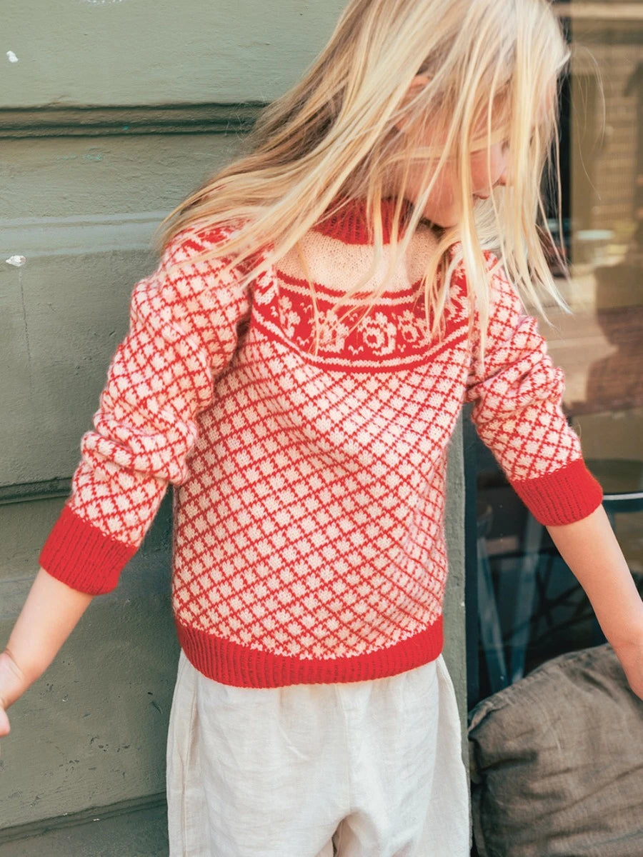 Blome Junior / Norwegian Icons Junior 2509 / No. 1 / Single Pattern by Sandnes Garn