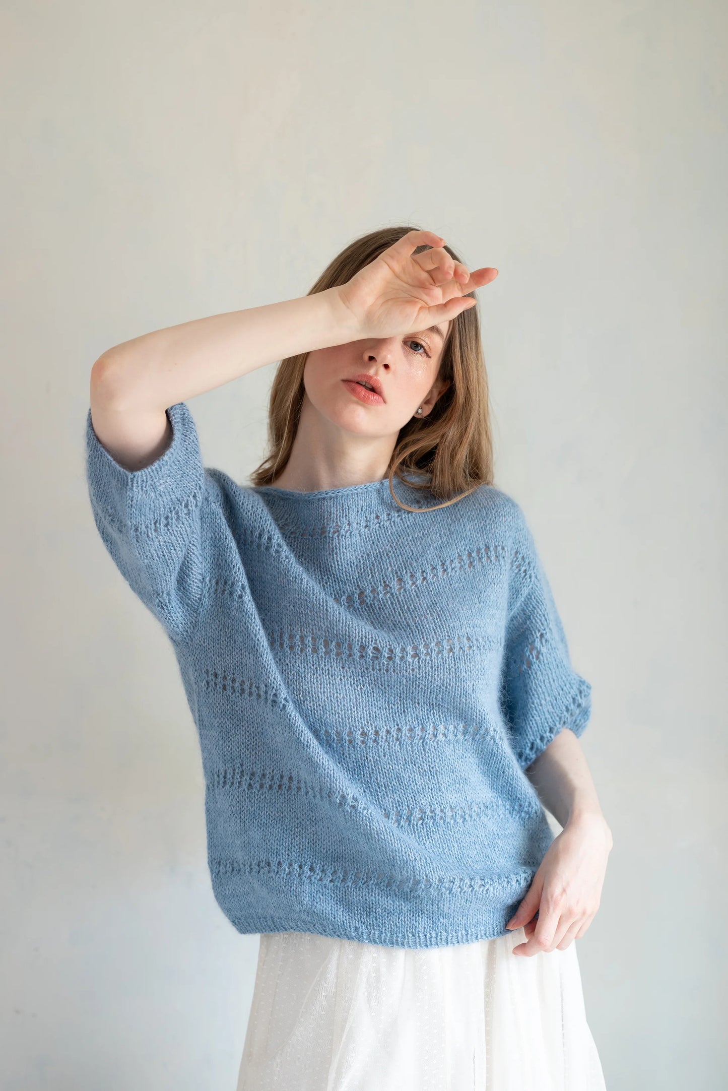 INÈS BLOUSE Knit Kit by MAJO Garn
