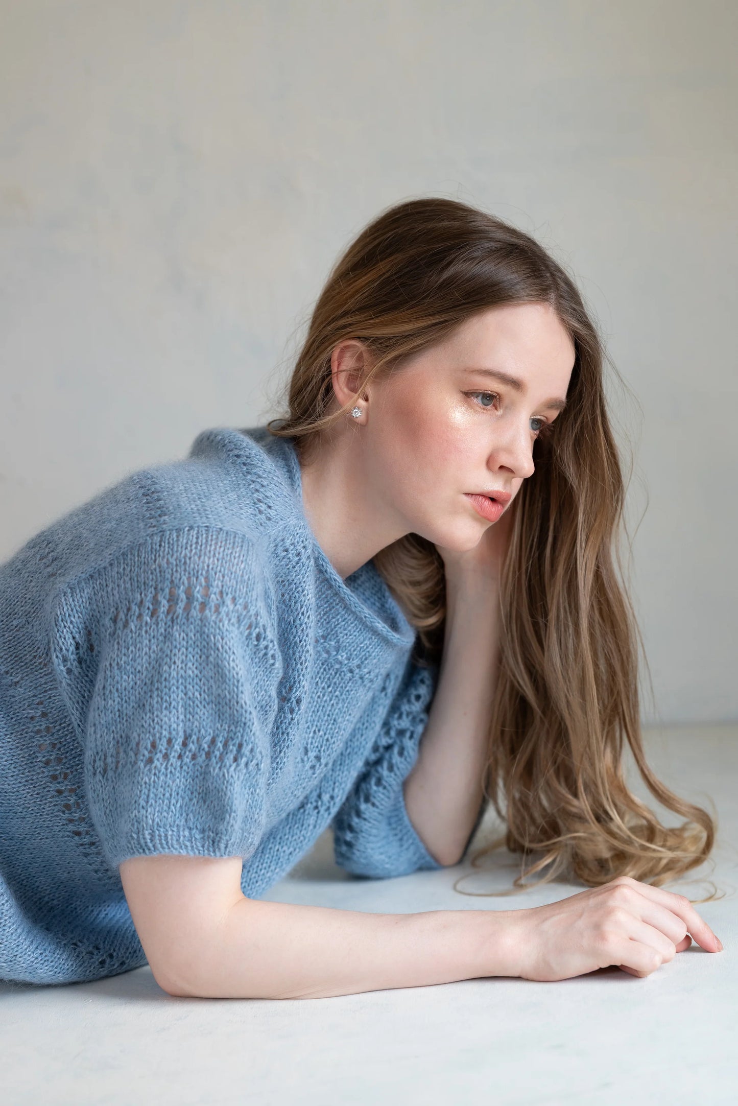 INÈS BLOUSE Knit Kit by MAJO Garn