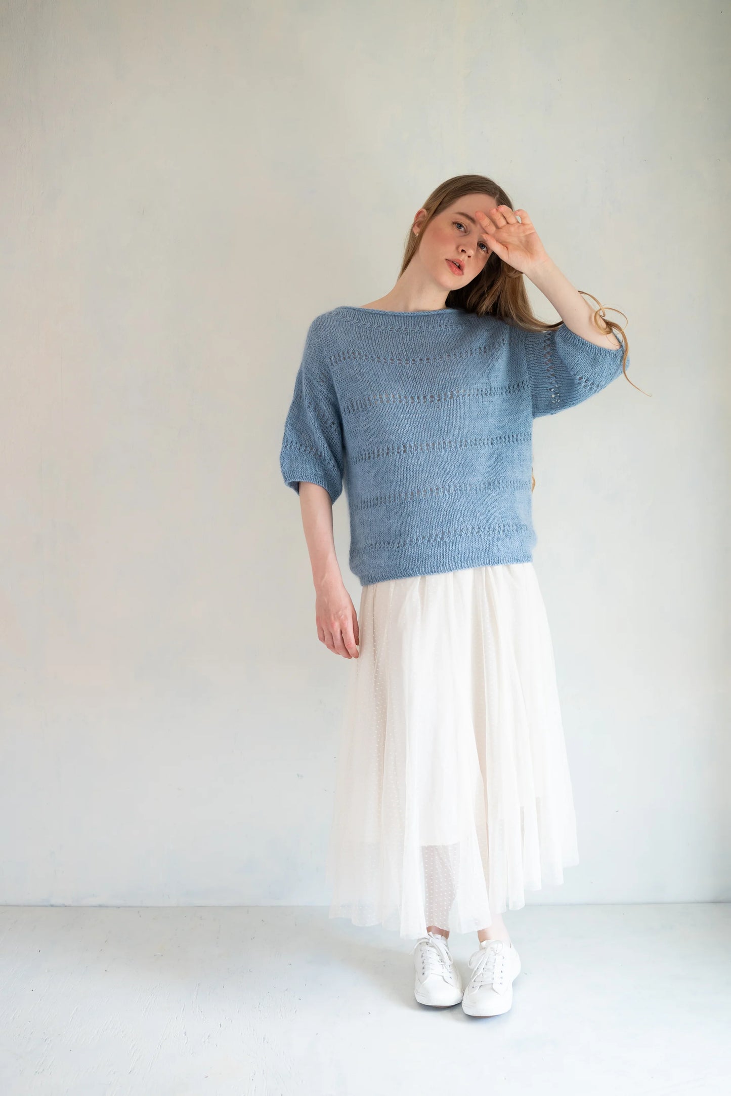 INÈS BLOUSE Knit Kit by MAJO Garn