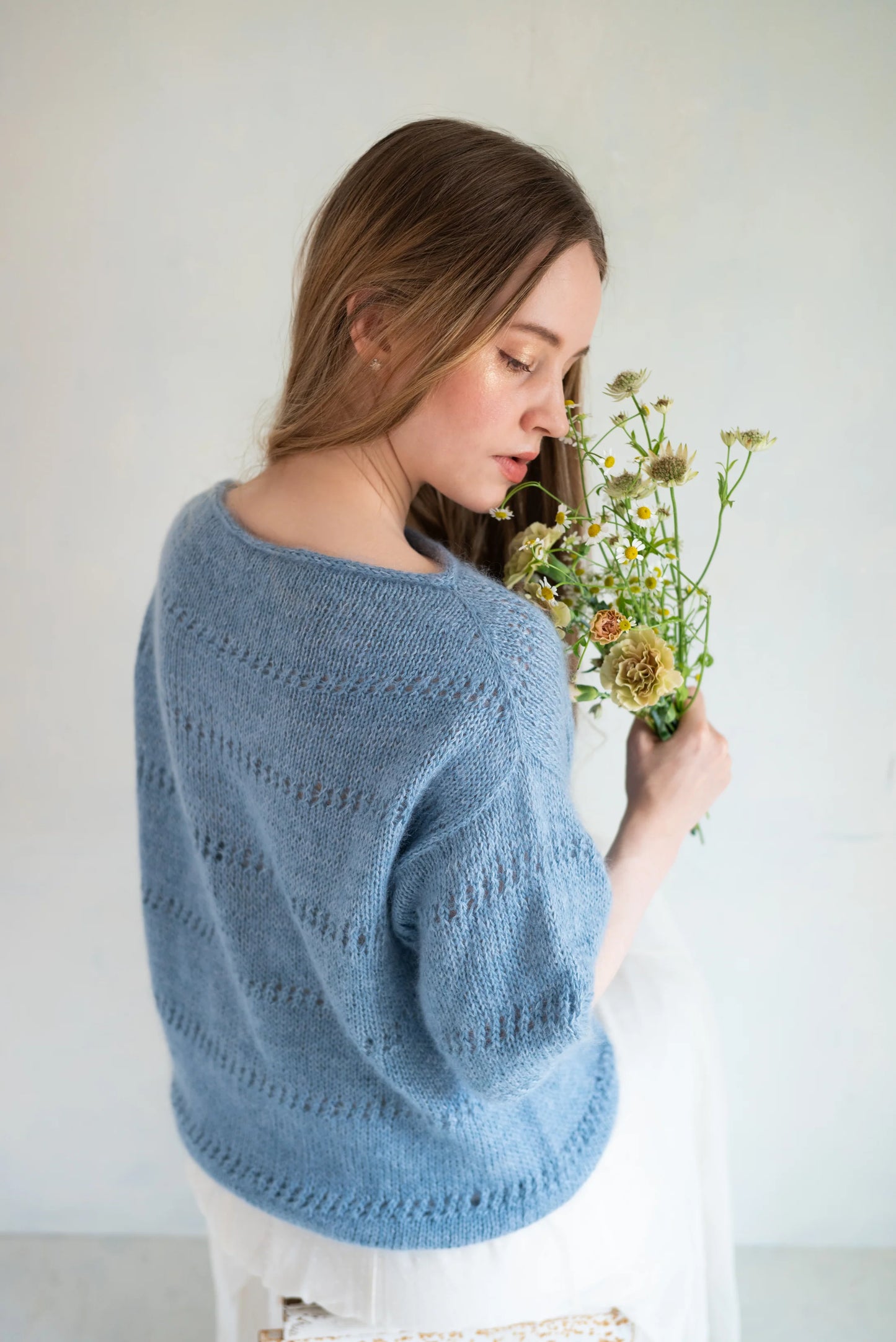 INÈS BLOUSE Knit Kit by MAJO Garn