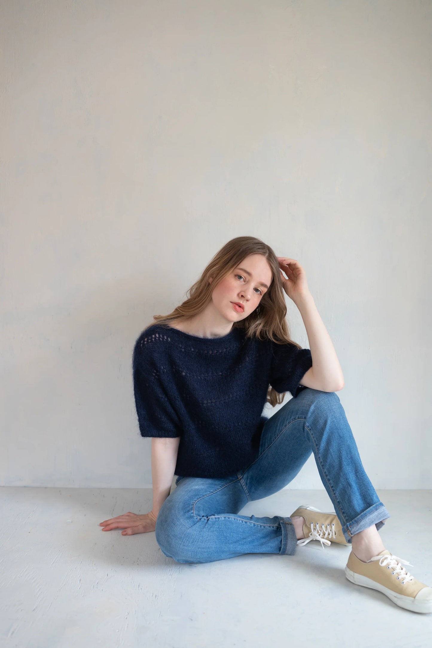 INÈS BLOUSE Knit Kit by MAJO Garn