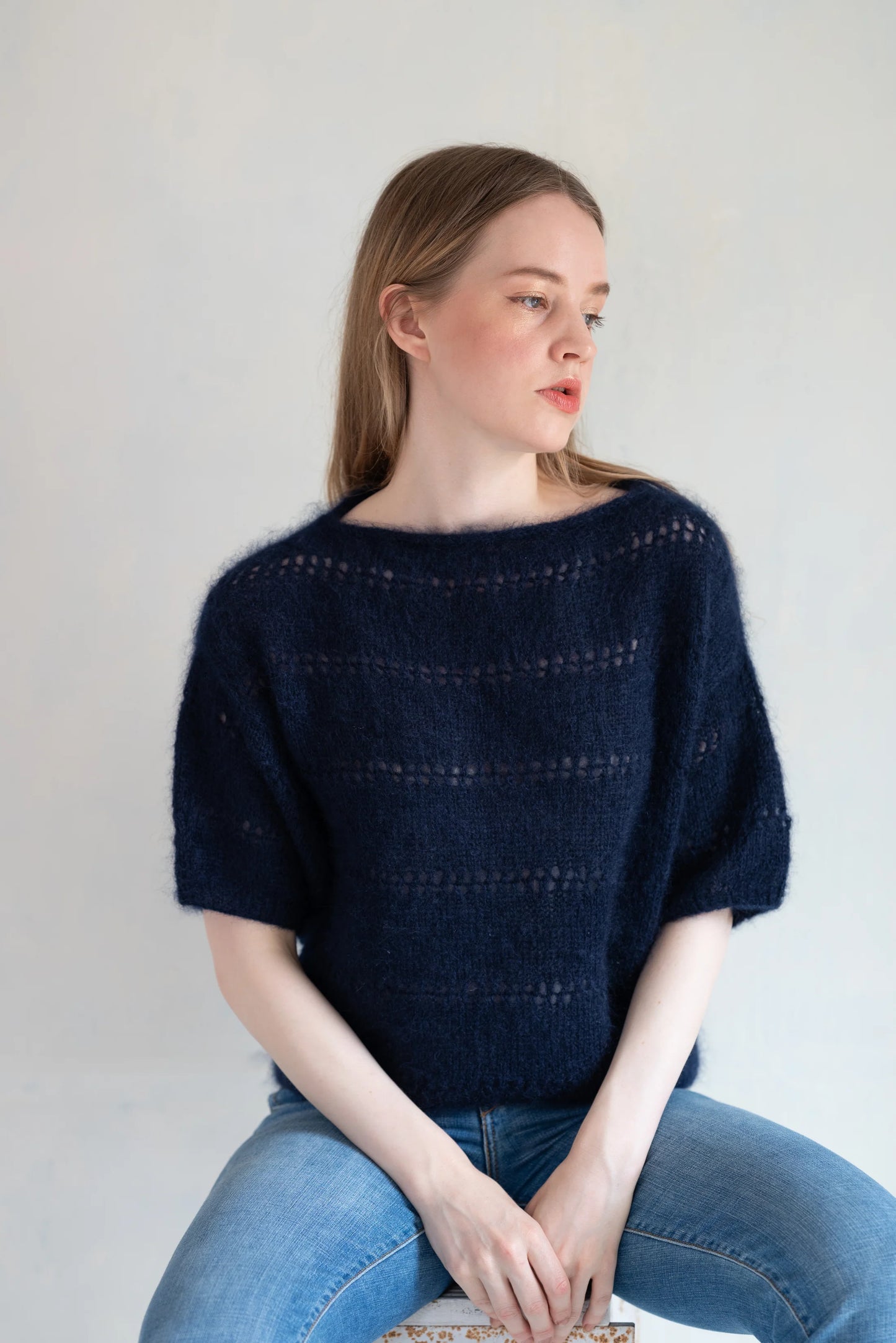 INÈS BLOUSE Knit Kit by MAJO Garn