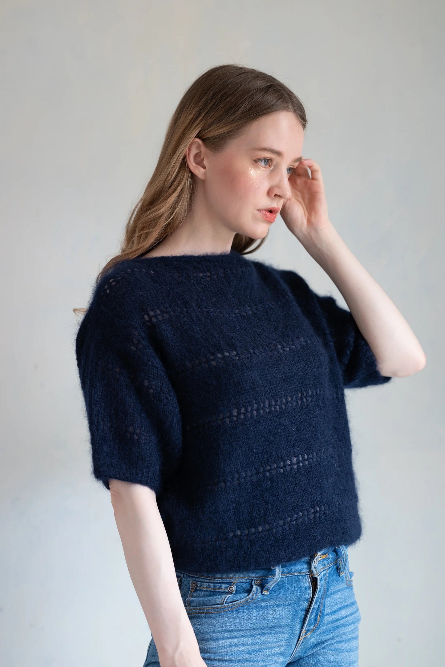 INÈS BLOUSE Knit Kit by MAJO Garn