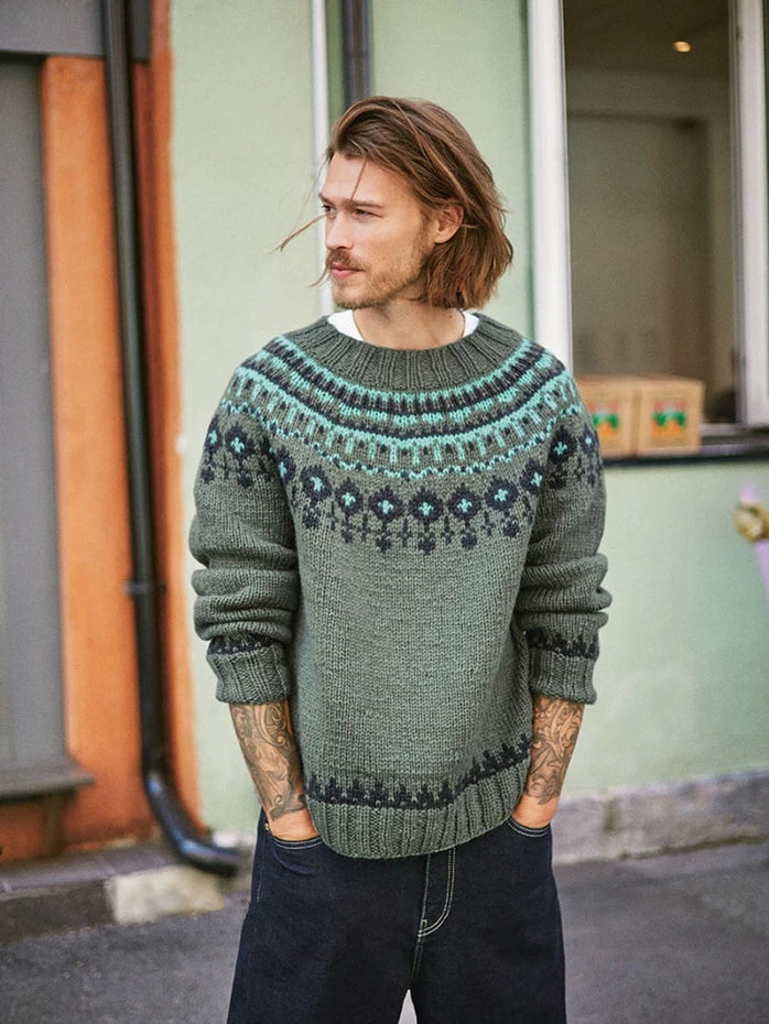 Norwegian Icons - Adults / Theme 72 / Pattern Booklet by Sandnes Garn / Booklets must be purchased with minimum of 3  skeins of Sandnes Yarn