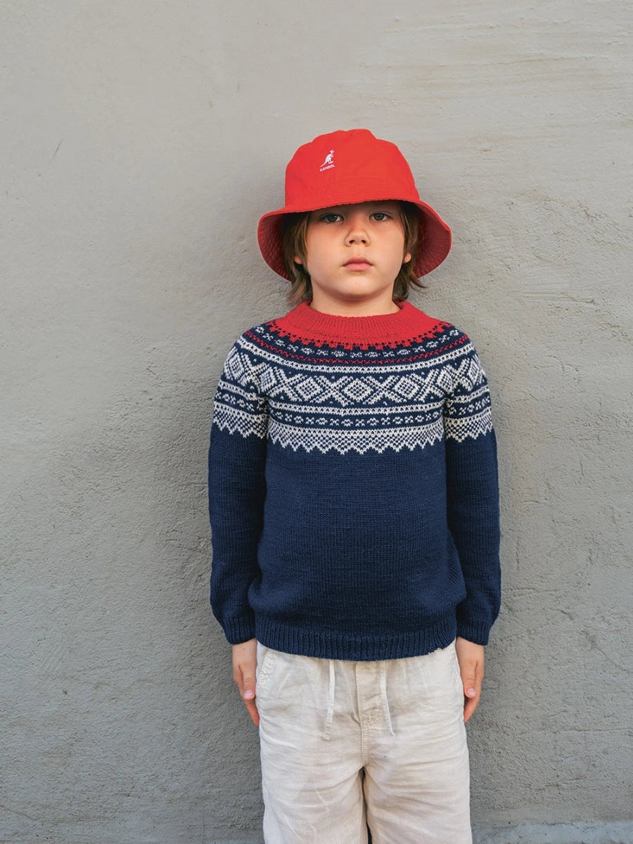 Marius Junior / Norwegian Icons Junior 2509 / No. 2 / Single Pattern by Sandnes Garn