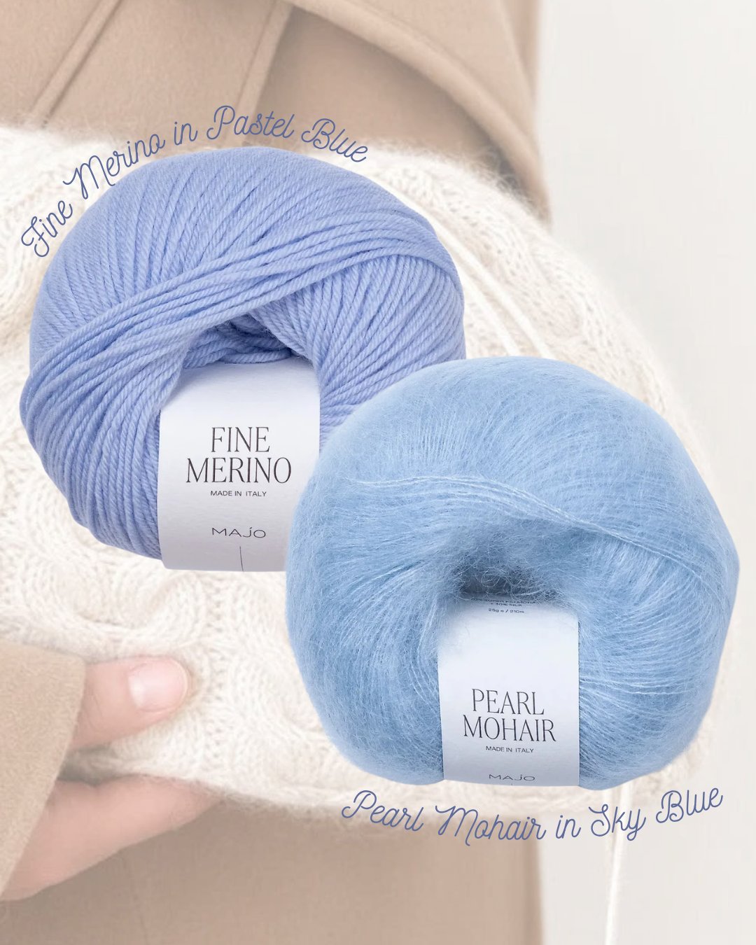 AUGUSTINE BAG Knit Kit by MAJO Garn