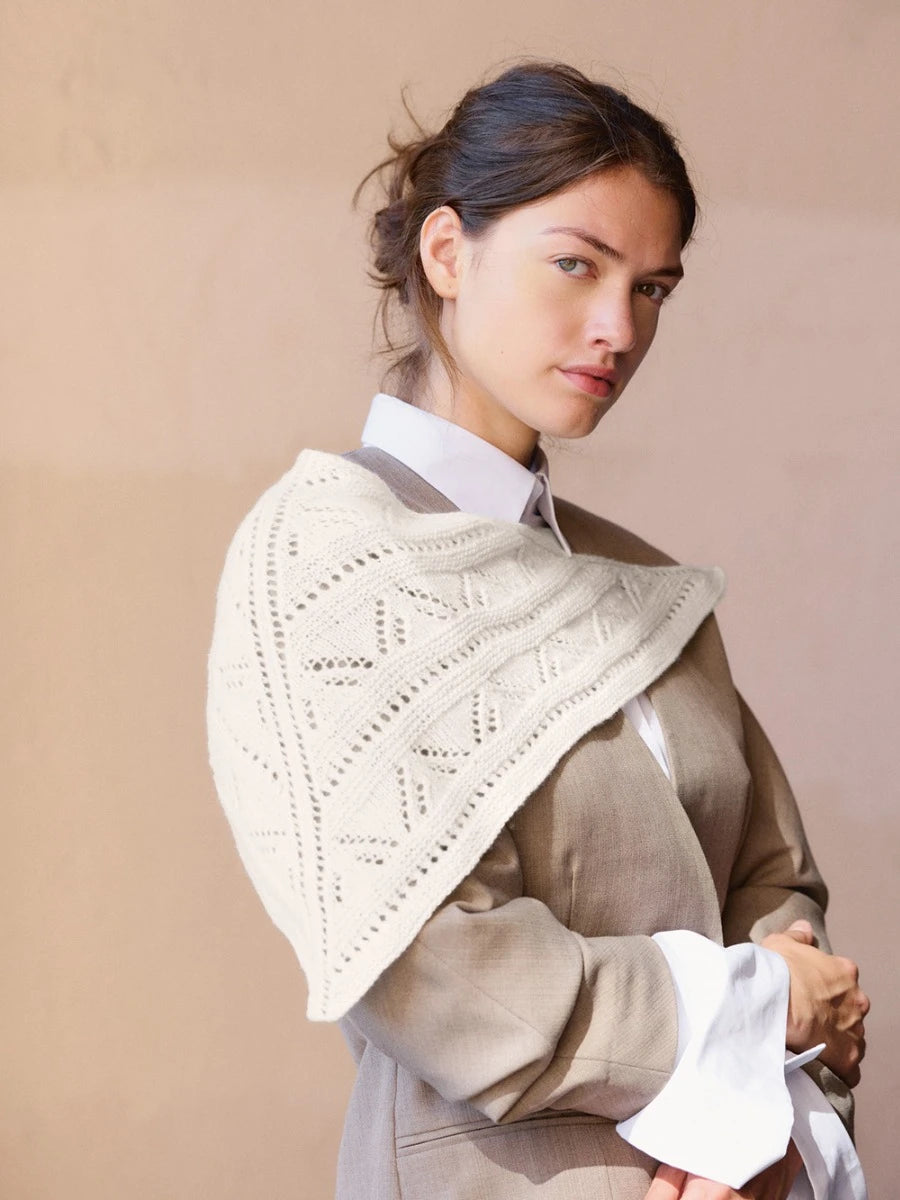 Petra Scarf / Cashmere 2508 / No. 1 / Single Pattern by Sandnes Garn