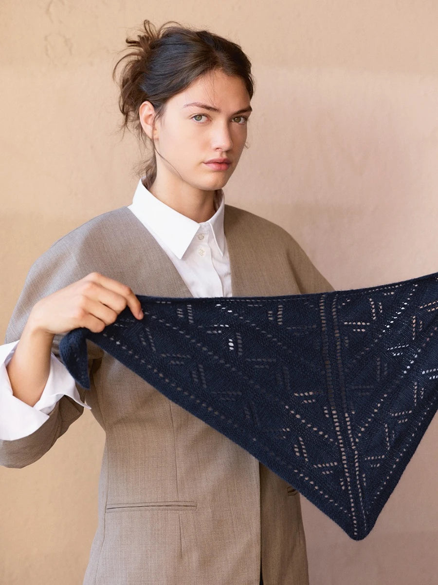 Petra Scarf / Cashmere 2508 / No. 1 / Single Pattern by Sandnes Garn
