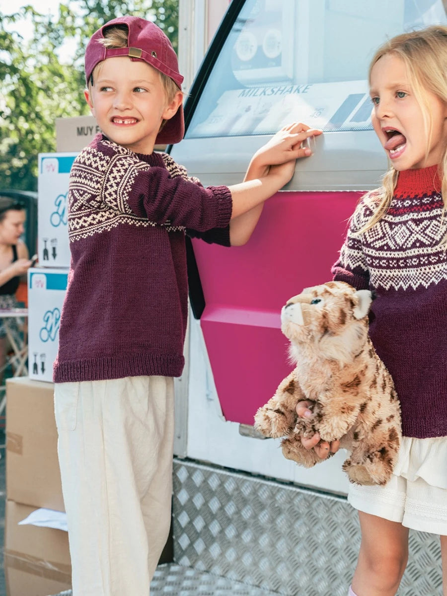 Setesdal Sweater Junior / Norwegian Icons Junior 2509 / No. 4 / Single Pattern by Sandnes Garn