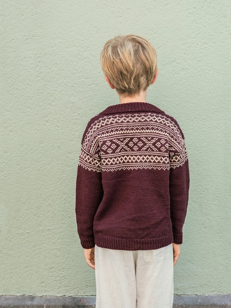 Setesdal Sweater Junior / Norwegian Icons Junior 2509 / No. 4 / Single Pattern by Sandnes Garn